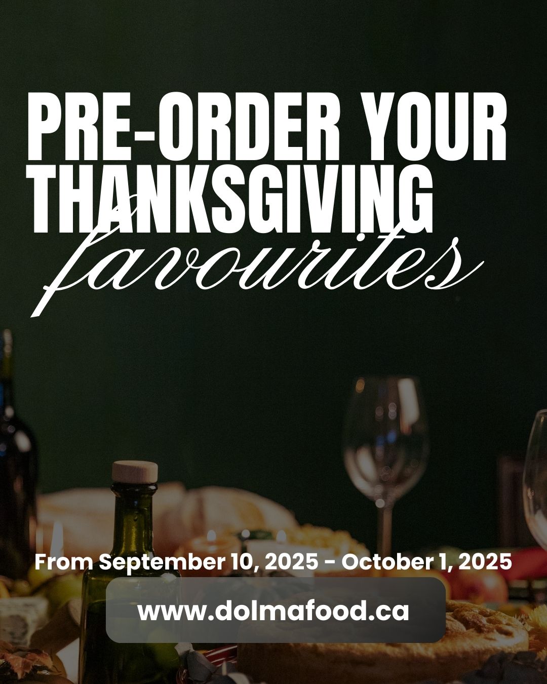 Pre-Order Thanksgiving