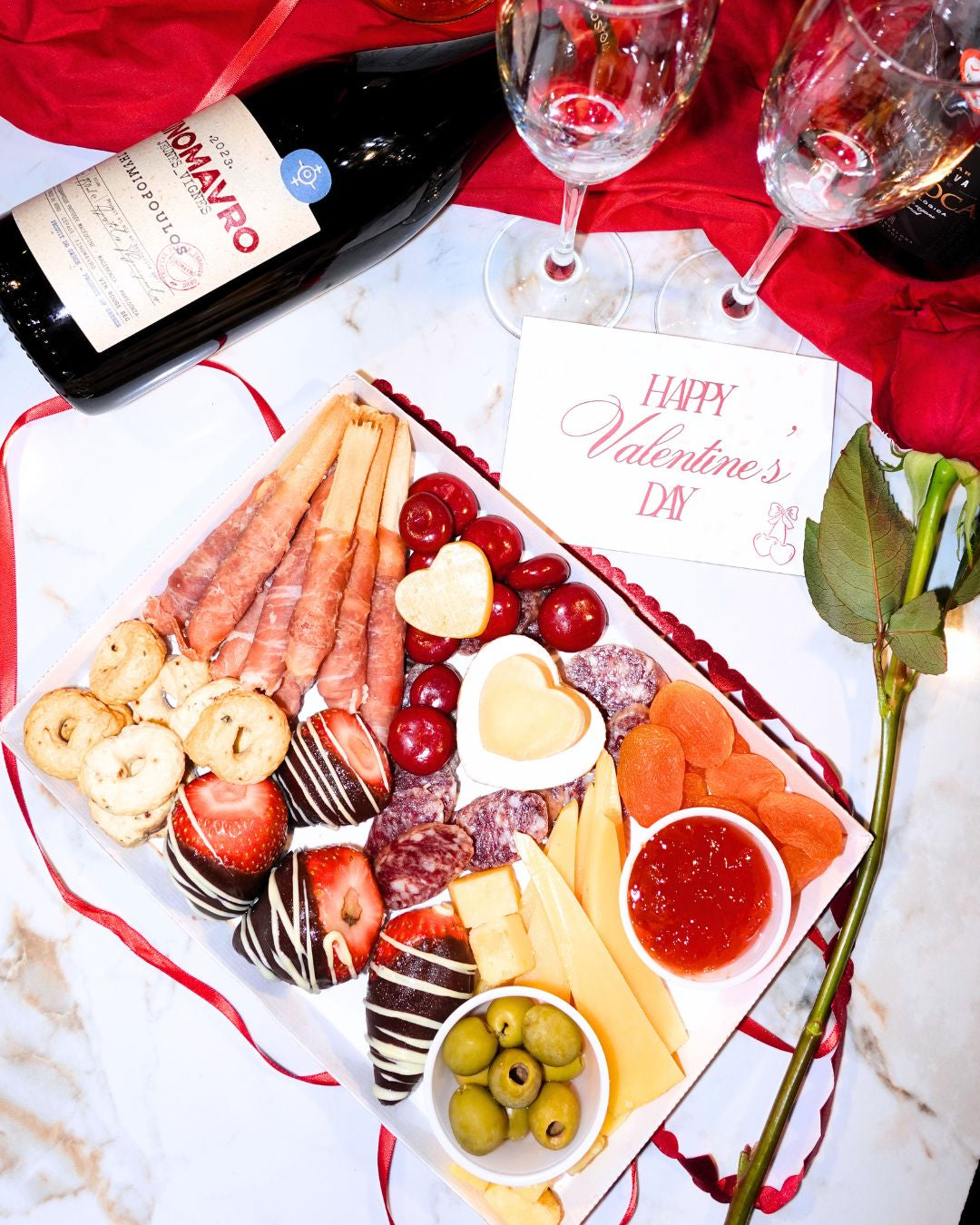 Valentine's Day Charcuterie Gift
