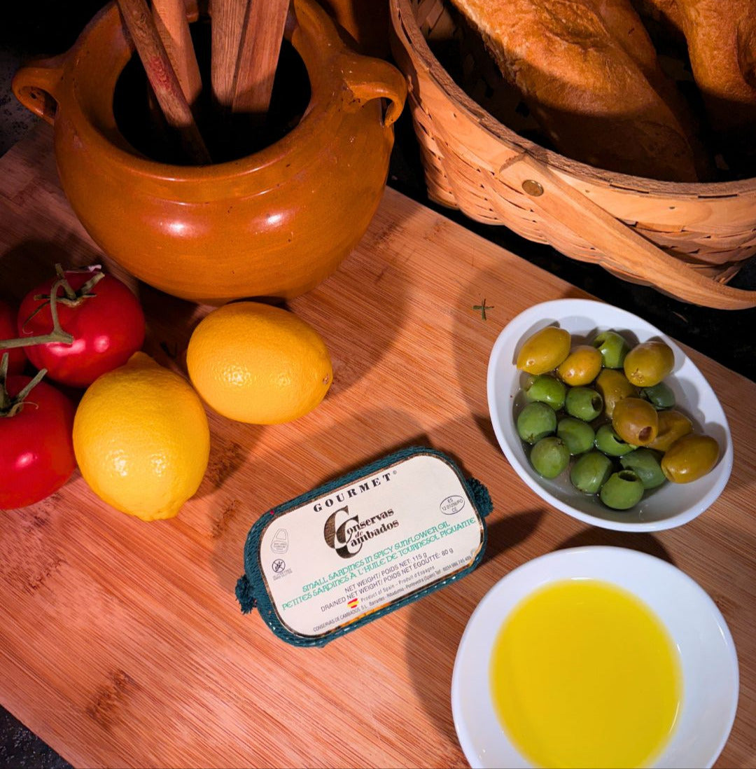 Conservas de Cambados - Small Sardines in Spicy Sunflower Oil