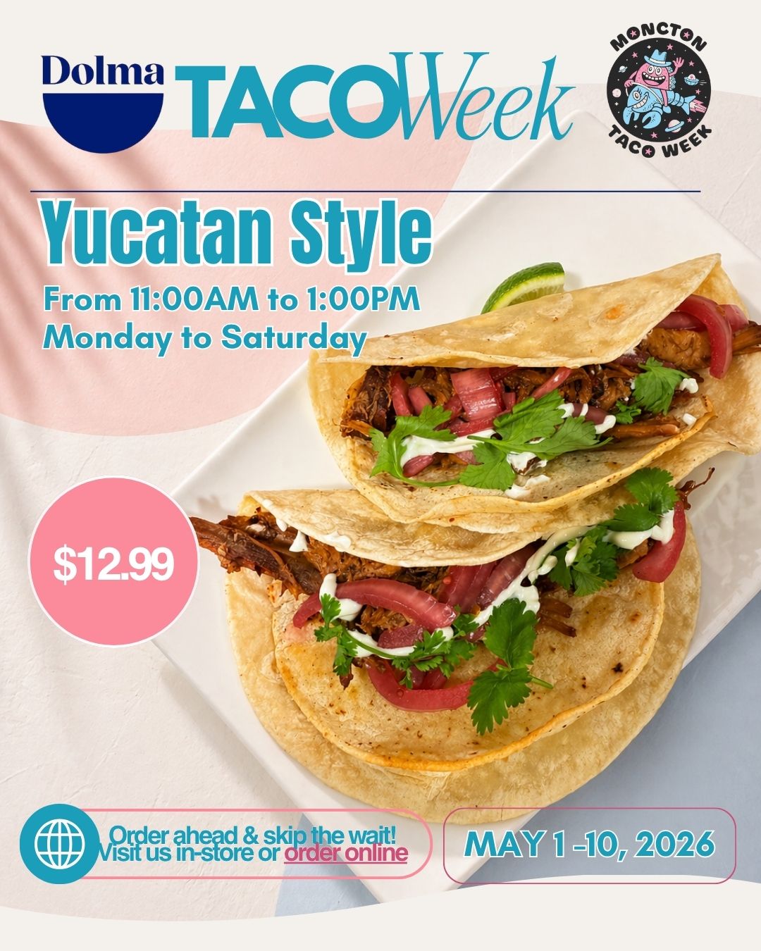 Taco Week: Yucatan Style - Pre Order