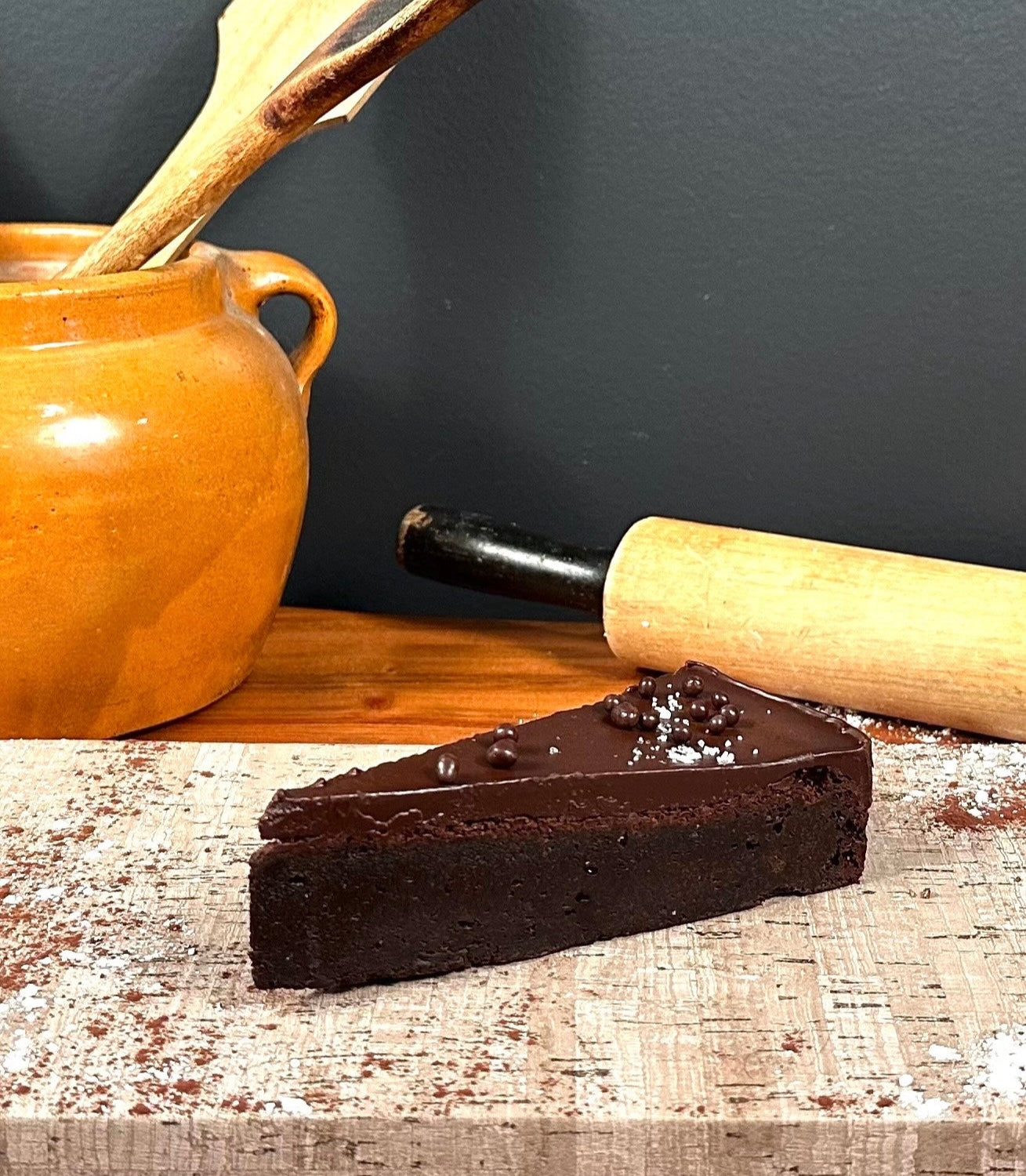 Chocolate Tart with Sea Salt