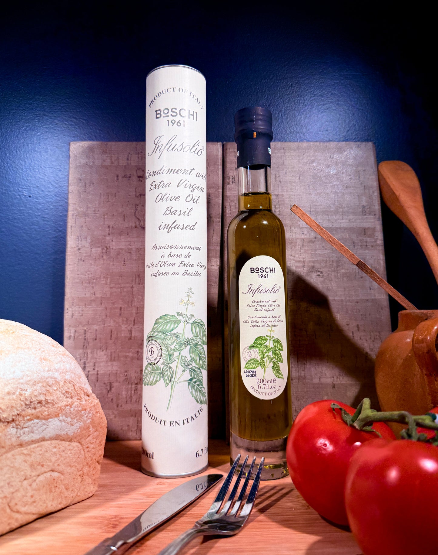 Basil Infused Extra Virgin Olive Oil