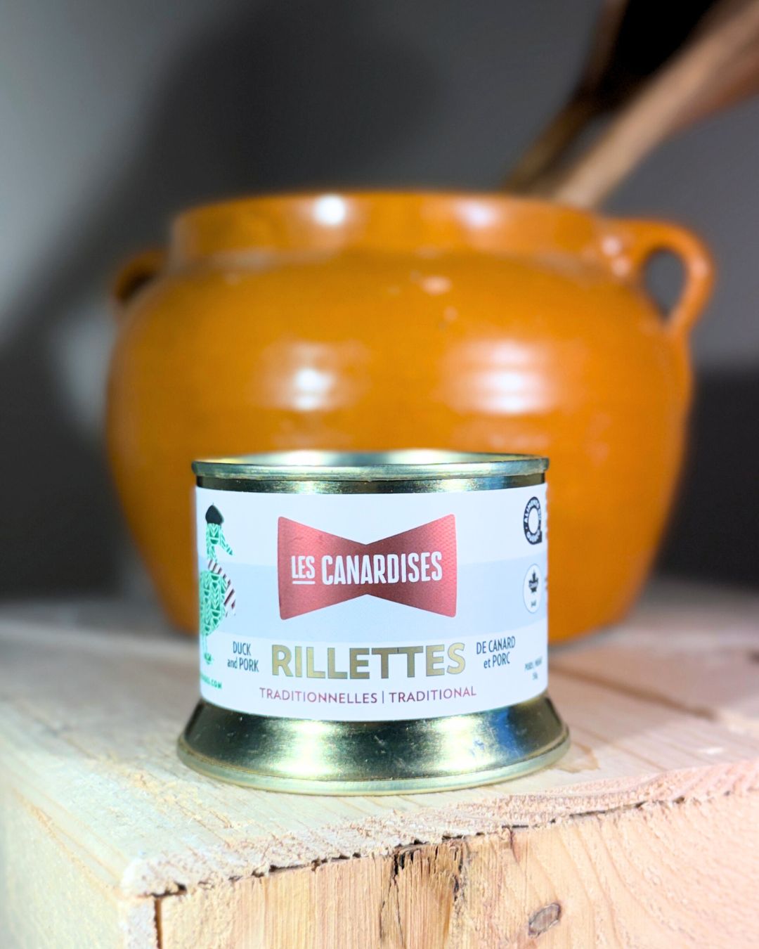 Les Canardises Rillettes Traditional (Duck & Pork)