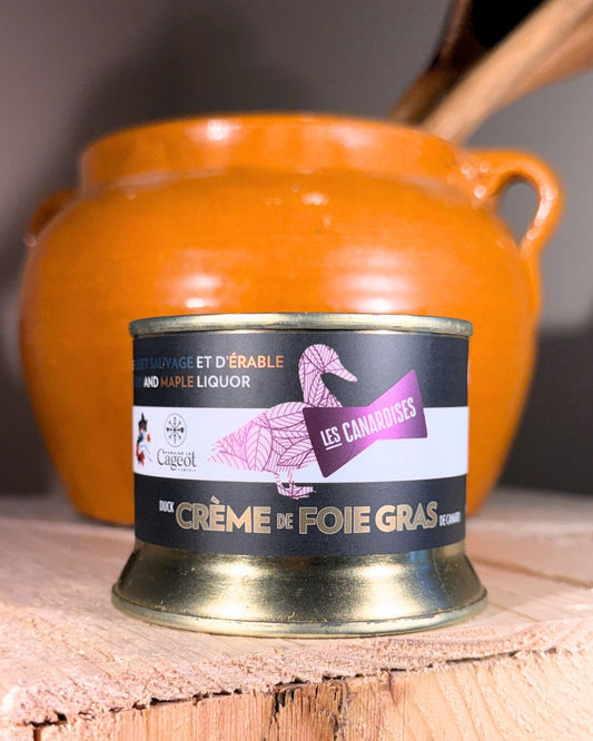 Les Canardises Creme De Foie Gras with Wild Blueberry & Maple Liquor