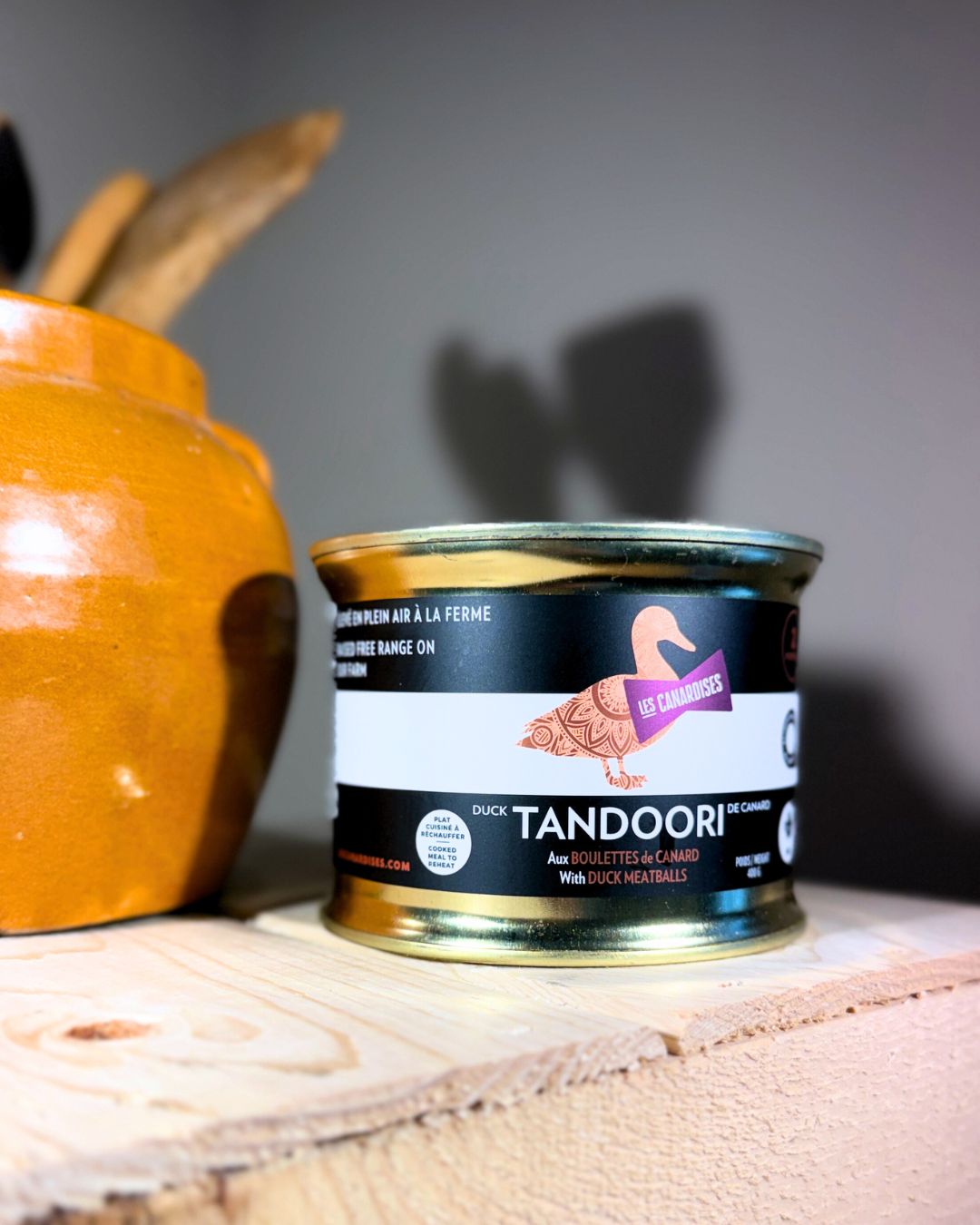 Les Canardises Tandoori with Duck Meatballs