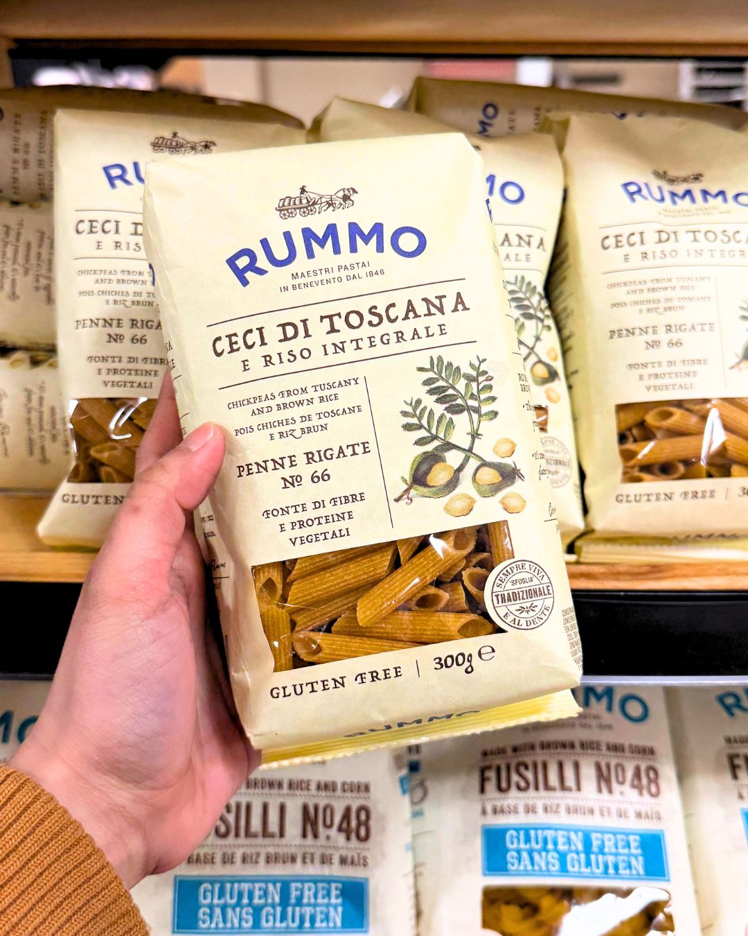 Rummo Ceci Toscana Penne Rigate No.66 (Gluten Free)