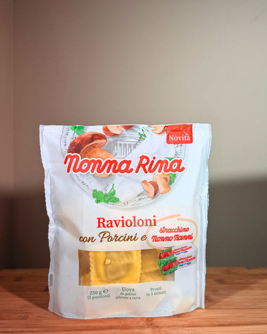 Nonna Rina Ravioloni con Porcini