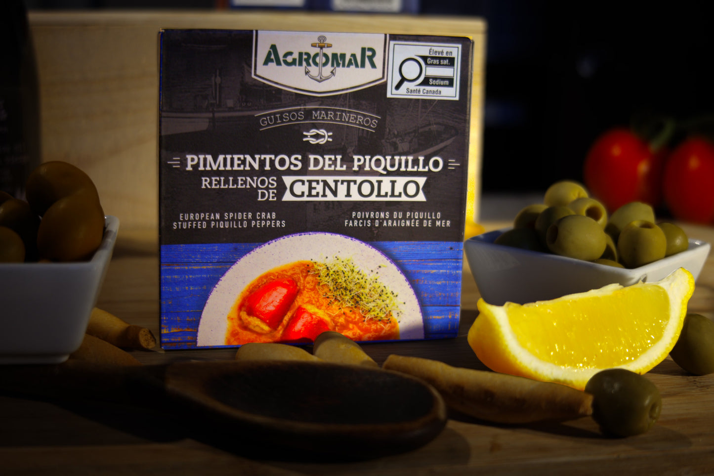 Agromar Piquillo Peppers Stuffed with Spider Crab