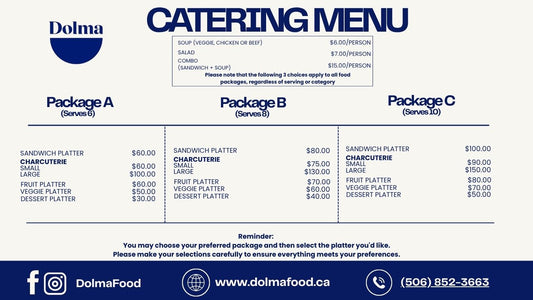 Dolma Food Catering - Package B (Serves 8)